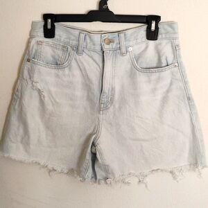 Madewell The 90s Light Blue Denim Women Jean Shorts